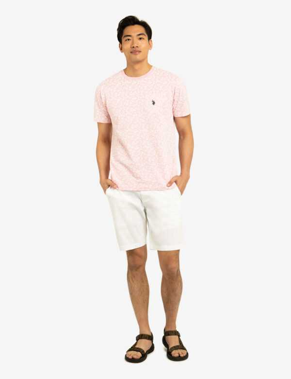 FLORAL PRINTED CREW NECK T-SHIRT WITH POCKET - Image 15