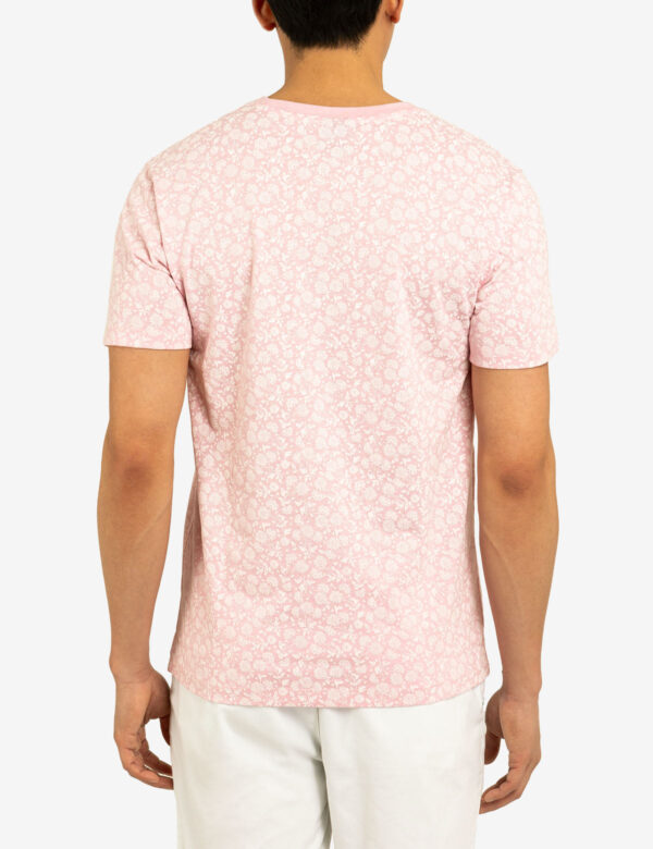 FLORAL PRINTED CREW NECK T-SHIRT WITH POCKET - Image 17