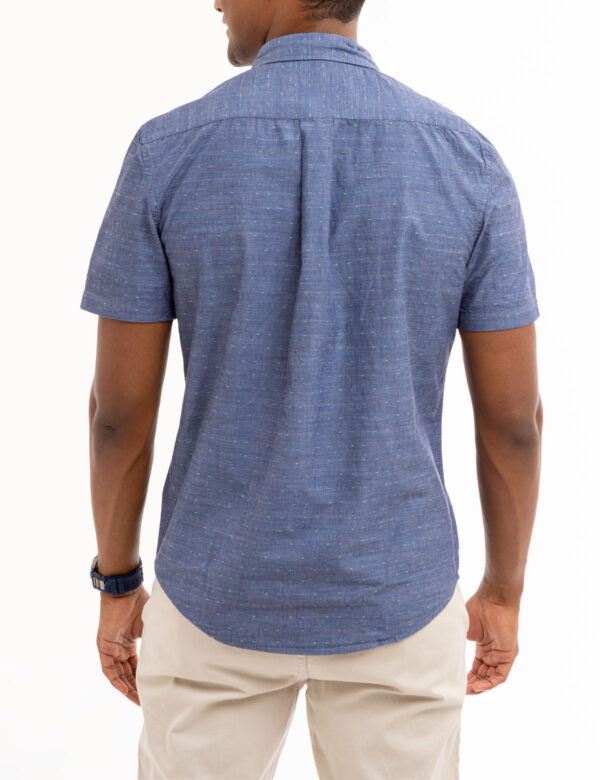 SWISS DOT WOVEN SHIRT WITH POCKET - Image 5