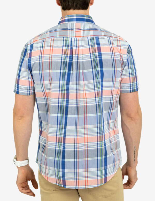 PLAID SHORT SLEEVE WOVEN SHIRT WITH POCKET - Image 6