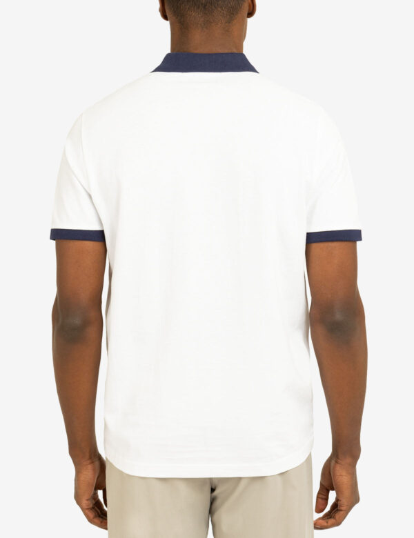 PRINTED CHEST STRIPE PIQUE POLO SHIRT - Image 4