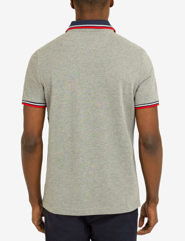 SIGNATURE STRIPE RIB TIPPED TRIM POLO SHIRT - Image 4