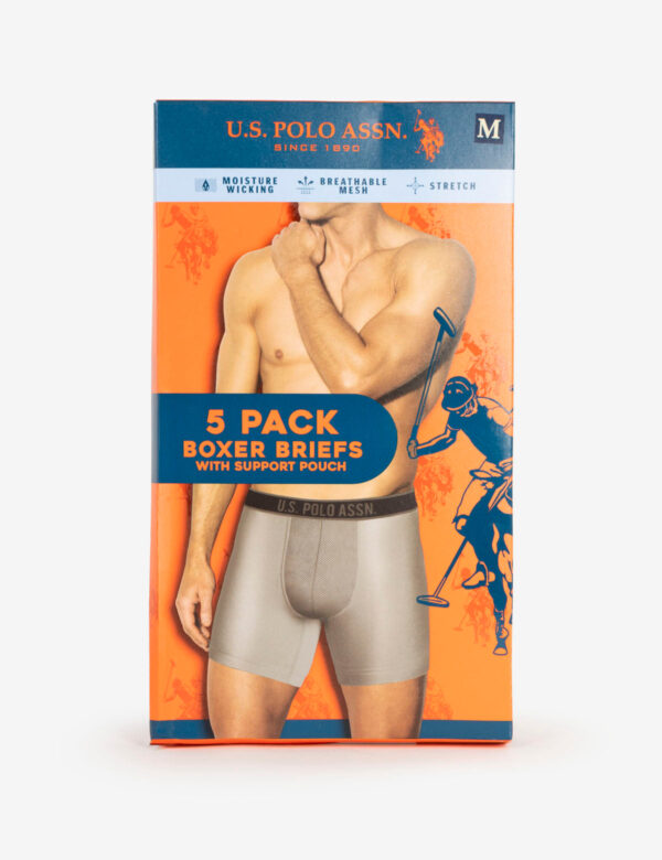 5 PACK STRETCH BOXER BRIEFS - Image 3